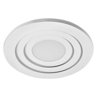 LED Deckenlampe Wei&szlig; Metall 3000K rund L:50,5cm OSRAM