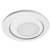 LED Deckenlampe Weiß Metall 3000K rund L:40cm OSRAM