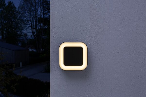 LED Wandlampe Weiß Alu 3000K IP54 B:20,2 cm OSRAM