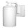 Wandleuchte Weiß Aluminium Glas IP43 E27 H:21 cm OSRAM