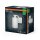 Wandleuchte Weiß Aluminium Glas IP43 E27 H:21 cm OSRAM