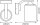 Wandlampe Metall Glas Holzoptik IP43 E27 H:21 cm OSRAM