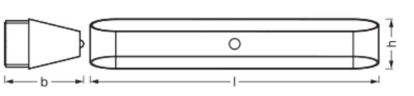 LED Akku Lampe Sensor dimmbar Alu 3000 K IP54 OSRAM