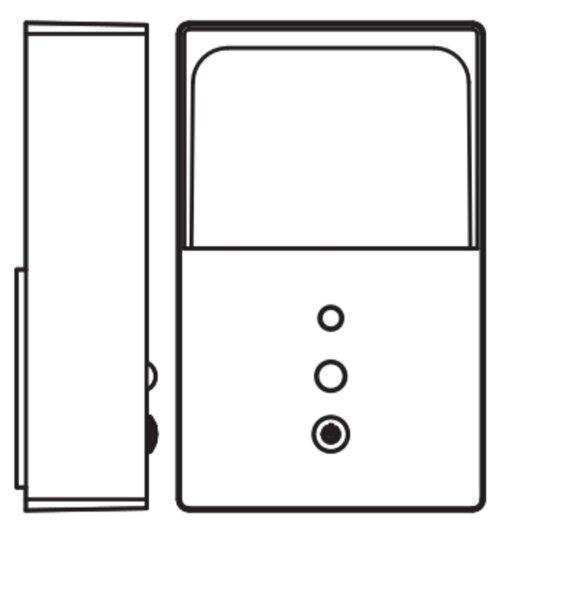 LED Akku Wandleuchte Sensor dimmbar 3000 K IP54 OSRAM