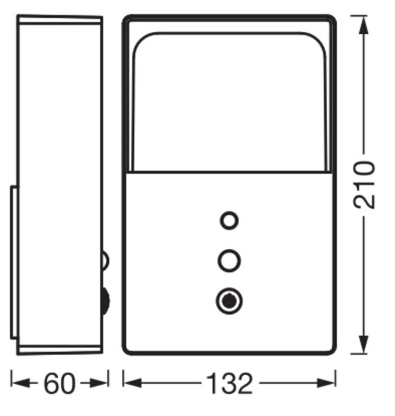 LED Akku Wandleuchte Sensor dimmbar 3000 K IP54 OSRAM