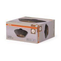 Deckenleuchte Dunkelgrau Stahl E27 &Oslash;40,5 cm OSRAM