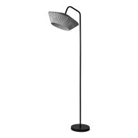 Stehleuchte Dunkelgrau Stahl Schwarz E27 164 cm OSRAM