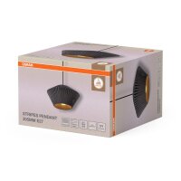 Hängelampe Schwarz Metall E27 Ø30,5 cm modern...