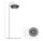 Stehlampe Schwarz Stahl Beige E27 H:164 cm OSRAM