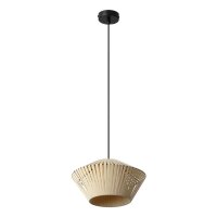 Pendelleuchte Schwarz Beige E27 &Oslash;30,5 cm OSRAM