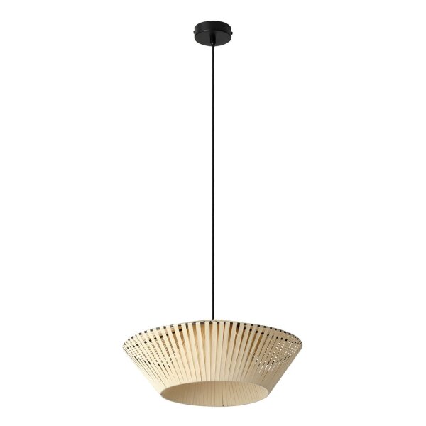 Hängelampe Schwarz Beige E27 Ø40,5 cm modern OSRAM