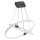 LED Pendelleuchte Dunkelgrau dimmbar L:49,8 cm 3000 K