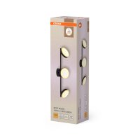 LED Deckenlampe verstellbar Schwarz 3000 K OSRAM