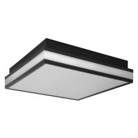 LED Deckenlampe dimmbar Smart+ TW Schwarz L:30cm OSRAM