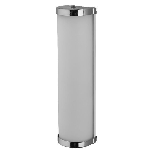 Wandleuchte Stahl Chrom IP44 E14 H:32 cm Chrom OSRAM