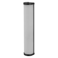 Wandlampe Schwarz Stahl E14 H:45,5 cm IP44 Bad OSRAM
