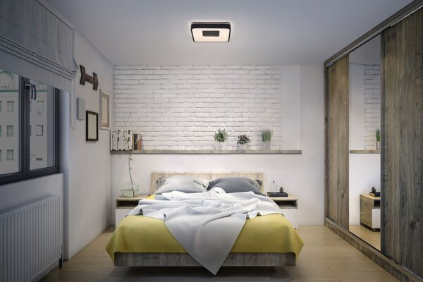 LED Deckenleuchte Click-DIM Schwarz 3000K L:38cm OSRAM