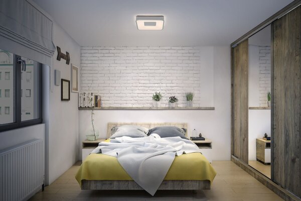 LED Deckenlampe Click-DIM Silber 3000K L:38cm OSRAM