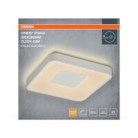LED Deckenlampe Click-DIM Weiß Stahl 3000K L38cm OSRAM