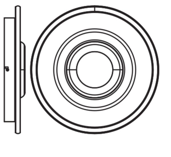 LED Deckenleuchte Weiß Metall 2700-6000K Ø43cm OSRAM