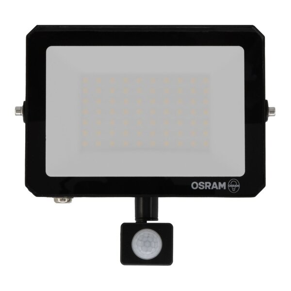 LED Flutlicht Sensor schwenkbar Alu 3000K IP65 OSRAM
