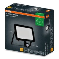 LED Flutlicht Sensor schwenkbar Alu 3000K IP65 OSRAM
