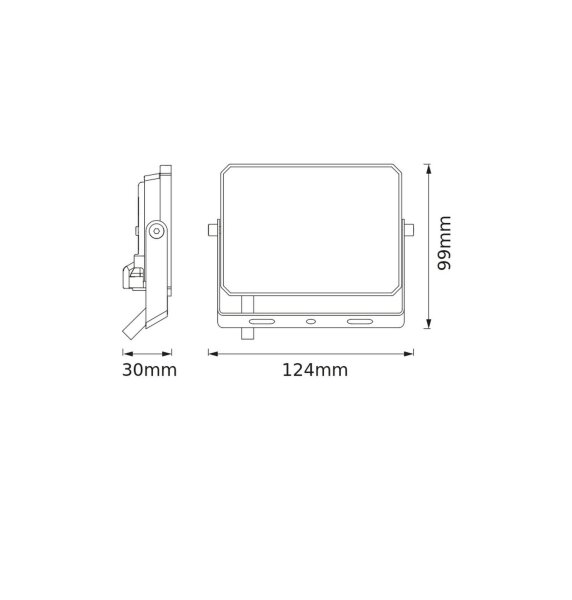 LED Außenstrahler schwenkbar Aluminium 4000K IP65 OSRAM