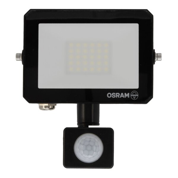 LED Spot Sensor schwenkbar Schwarz Alu 4000K IP65 OSRAM
