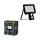 LED Spot Sensor schwenkbar Schwarz Alu 4000K IP65 OSRAM