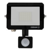 LED Flutlicht Sensor schwenkbar Alu 6500K IP65 OSRAM