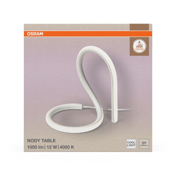 LED Tischlampe Metall Weiß 4000 K H:18 cm modern OSRAM