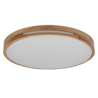 LED Deckenleuchte Click-DIM Holz 3000K Ø50cm rund...