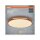 LED Deckenlampe Click-DIM Holz 3000K Ø30cm blendarm
