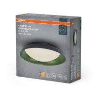 LED Deckenlampe Click-DIM Schwarz Grün 3000K...