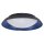 LED Deckenleuchte Click-DIM Schwarz Blau 3000 K Ø43 cm