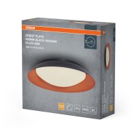 LED Deckenlampe Schwarz Gelb Click-DIM 3000K Ø48cm...