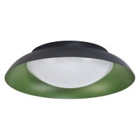 LED Deckenleuchte Click-DIM Schwarz Grün 3000 K...