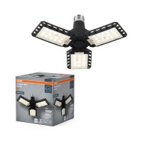Deckenleuchte Schwarz Metall E27 B:23,1cm OSRAM