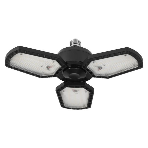 Deckenleuchte Schwarz Metall E27 B:33,7cm OSRAM