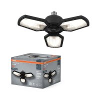 Deckenleuchte Schwarz Metall E27 B:33,7cm OSRAM
