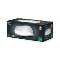 LED Wandleuchte Weiß Alu 3000K IP54 B:21 cm OSRAM