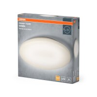 Runde LED Deckenlampe Weiß Alu Metall 3000K...