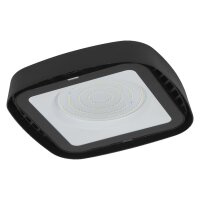 LED Deckenleuchte Schwarz Glas 6500K IP65 B27,3cm OSRAM