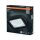 LED Deckenleuchte Schwarz Glas 6500K IP65 B27,3cm OSRAM