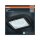 LED Deckenleuchte Schwarz Glas 6500K IP65 B27,3cm OSRAM