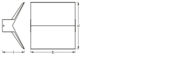 LED Wandleuchte Dunkelgrau 3000 K IP44 B:17,7 cm OSRAM
