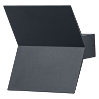 LED Wandleuchte Dunkelgrau 3000 K IP44 B:17,7 cm OSRAM