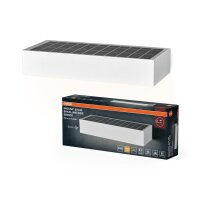 LED Solar Wandlampe Sensor Weiß Metall 3000K IP65...
