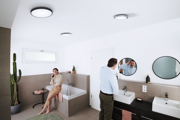 LED Deckenleuchte dimmbar Smart+ TW Alu IP44 OSRAM