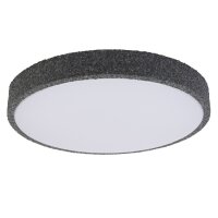 LED Deckenlampe Click-DIM Schwarz 3000 K Ø49cm OSRAM